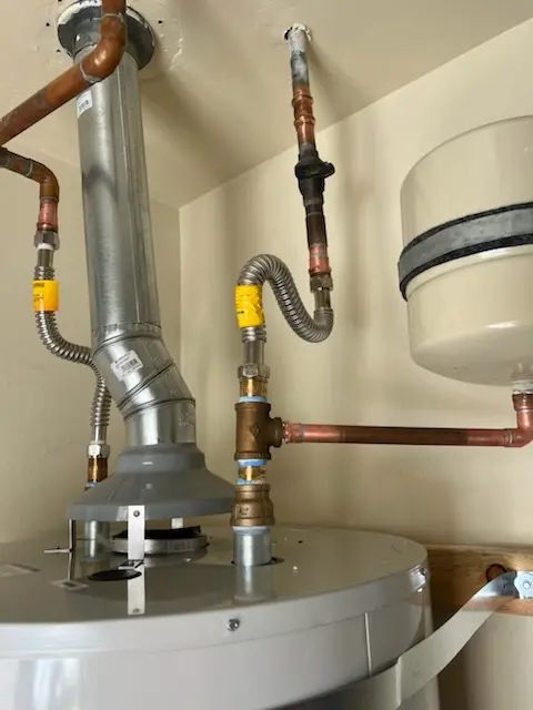 Water heater installation and plumbing repair in Dunes West